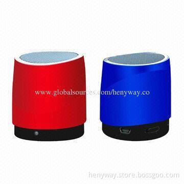 Bluetooth Mini Speakers, 3.6 to 4.2V Working Voltage, 2.5W Rated Power